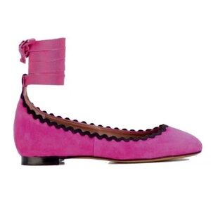 Chic Pink Ankle Strap Loafers